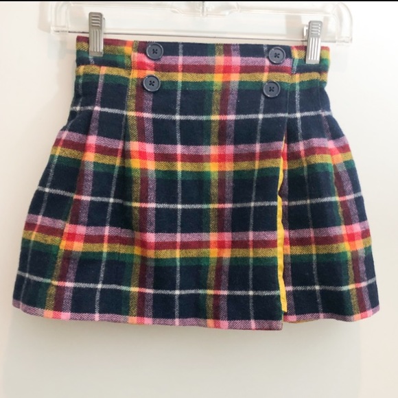 Mini Boden Other - Mini Boden Wool Blend Mini Skirt 9-10y Plaid
